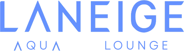 LANEIGE Aqua Lounge horizontal logo concept.